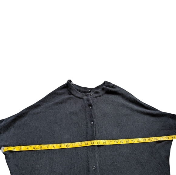 Vetta Capsule The Oversized Sweater Fisherman Chunky Womens XS Cotton Black - Picture 14 of 15